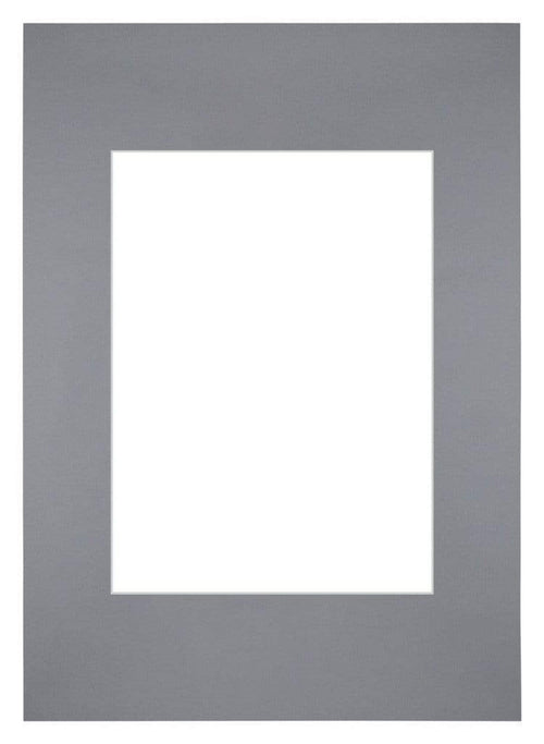 Passe-Partout Photo Frame Size 20x28 cm - Photo Size 13x18 cm - Gray