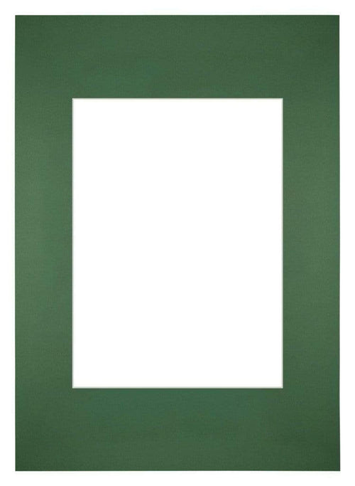 Passe-Partout Photo Frame Size 20x28 cm - Photo Size 13x18 cm - Green Forest