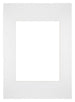 Passe-Partout Photo Frame Size 20x28 cm - Photo Size 13x18 cm - White