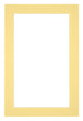 Passe-Partout Photo Frame Size 20x30 cm - Photo Size 15x20 cm - Yellow