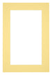 Passe-Partout Photo Frame Size 20x30 cm - Photo Size 10x20 cm - Yellow