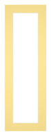Passe-Partout Photo Frame Size 20x60 cm - Photo Size 10x30 cm - Yellow