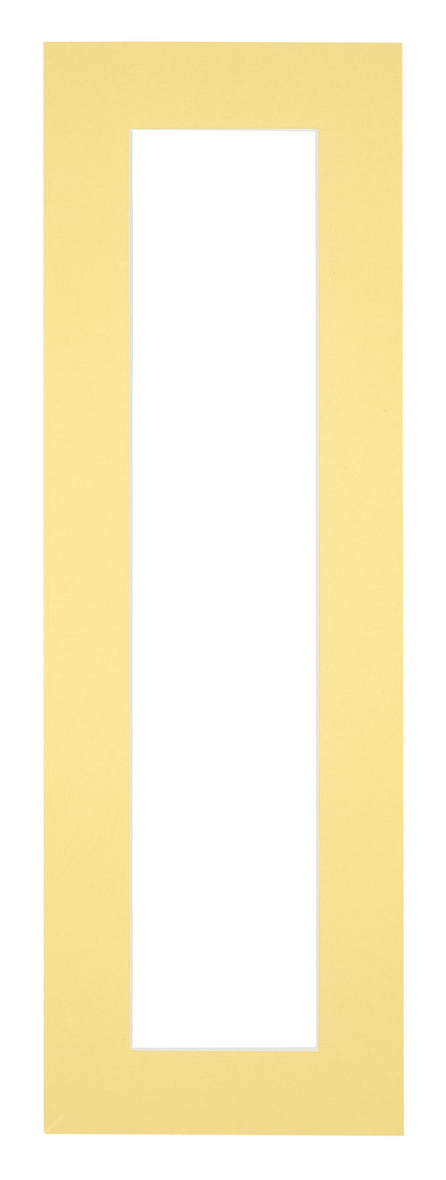 Passe-Partout Photo Frame Size 25x75 cm - Photo Size 20x60 cm - Yellow