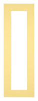 Passe-Partout Photo Frame Size 25x75 cm - Photo Size 20x60 cm - Yellow