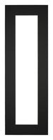 Passe-Partout Photo Frame Size 37,5x98 cm - Photo Size 25x85 cm - Black