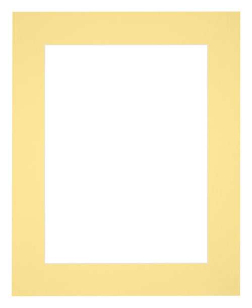 Passe-Partout Photo Frame Size 25x30 cm - Photo Size 13x18 cm - Yellow