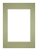 Passe-Partout Photo Frame Size 29,7x42 cm A3 - Photo Size 21x29,7 cm - Mint green