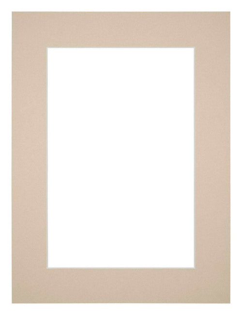 Passe-Partout Photo Frame Size 75x100 cm - Photo Size 60x90 cm - Beige