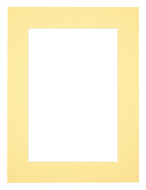 Passe-Partout Photo Frame Size 30x40 cm - Photo Size 20x30 cm - Yellow