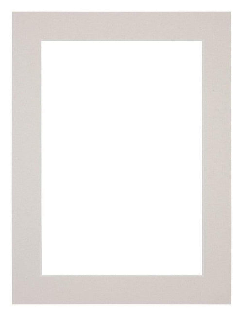 Passe-Partout Photo Frame Size 46x61 cm - Photo Size 40x50 cm - Gray Granite