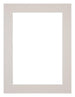 Passe-Partout Photo Frame Size 46x61 cm - Photo Size 40x50 cm - Gray Granite