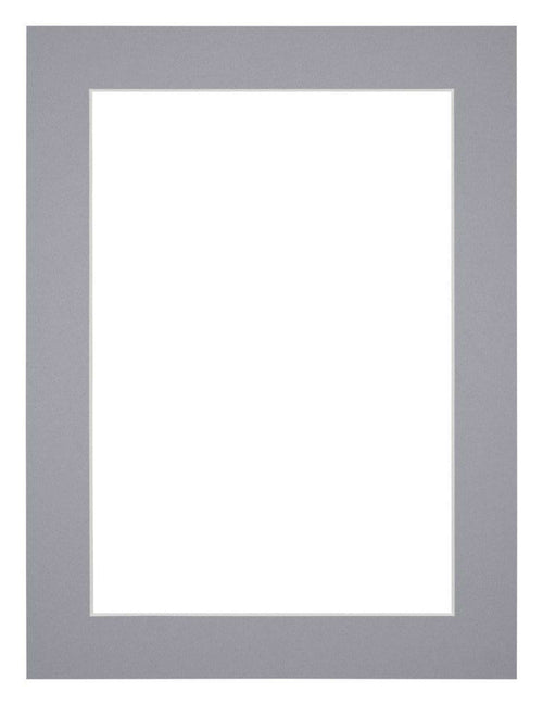 Passe-Partout Photo Frame Size 46x61 cm - Photo Size 40x50 cm - Gray