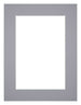 Passe-Partout Photo Frame Size 60x80 cm - Photo Size 50x70 cm - Gray