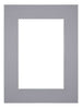 Passe-Partout Photo Frame Size 45x60 cm - Photo Size 30x45 cm - Gray