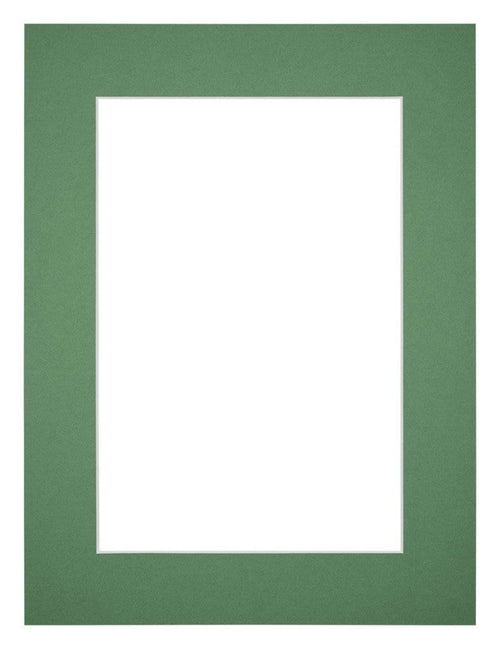 Passe-Partout Photo Frame Size 75x98 cm - Photo Size 60x85 cm - Green Forest