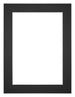 Passe-Partout Photo Frame Size 45x60 cm - Photo Size 40x50 cm - Black