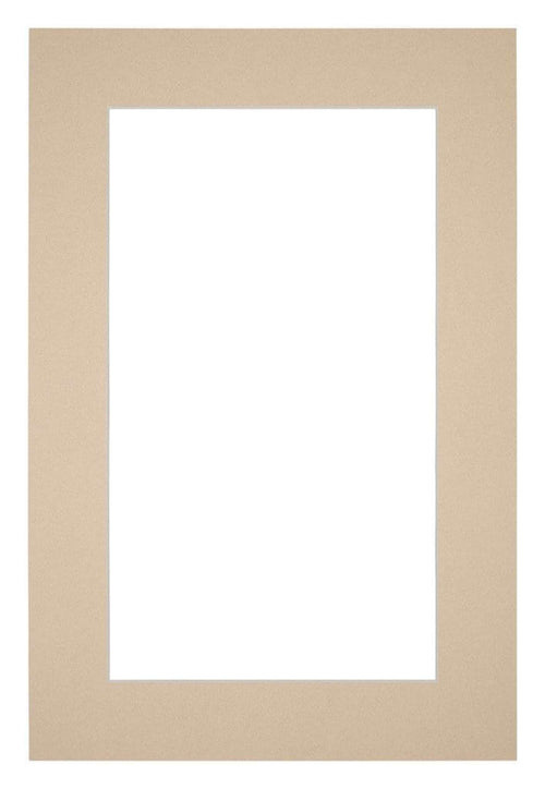 Passe-Partout Photo Frame Size 62x93 cm - Photo Size 50x70 cm - Beige