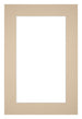 Passe-Partout Photo Frame Size 62x93 cm - Photo Size 50x70 cm - Beige