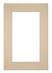 Passe-Partout Photo Frame Size 62x93 cm - Photo Size 50x80 cm - Beige