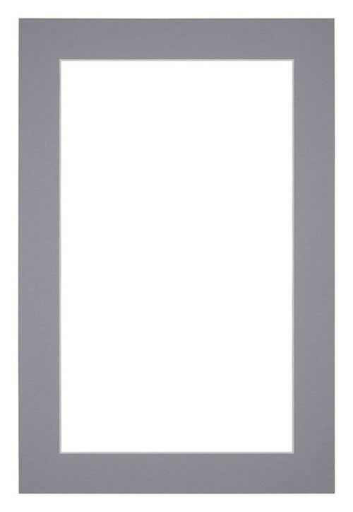 Passe-Partout Photo Frame Size 62x93 cm - Photo Size 55x85 cm - Gray