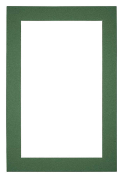 Passe-Partout Photo Frame Size 62x93 cm - Photo Size 55x85 cm - Green Forest