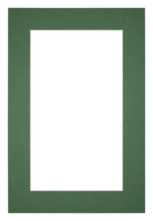 Passe-Partout Photo Frame Size 62x93 cm - Photo Size 50x70 cm - Green Forest