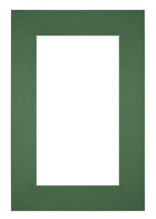 Passe-Partout Photo Frame Size 62x93 cm - Photo Size 50x80 cm - Green Forest