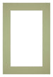 Passe-Partout Photo Frame Size 62x93 cm - Photo Size 50x70 cm - Mint green