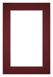 Passe-Partout Photo Frame Size 60x90 cm - Photo Size 50x80 cm - Wine Red