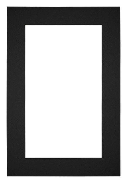 Passe-Partout Photo Frame Size 40x60 cm - Photo Size 30x50 cm - Black