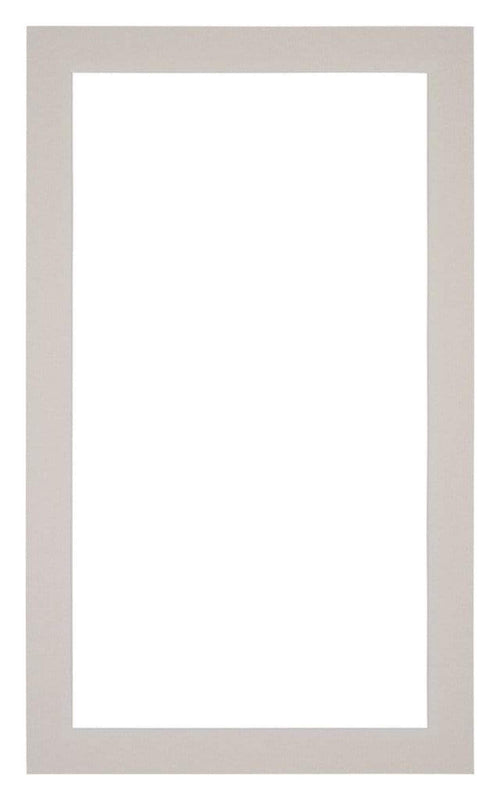 Passe-Partout Photo Frame Size 30x50 cm - Photo Size 25x45 cm - Gray Granite