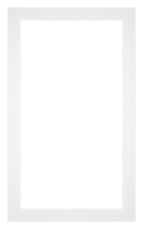 Passe-Partout Photo Frame Size 30x50 cm - Photo Size 25x45 cm - White