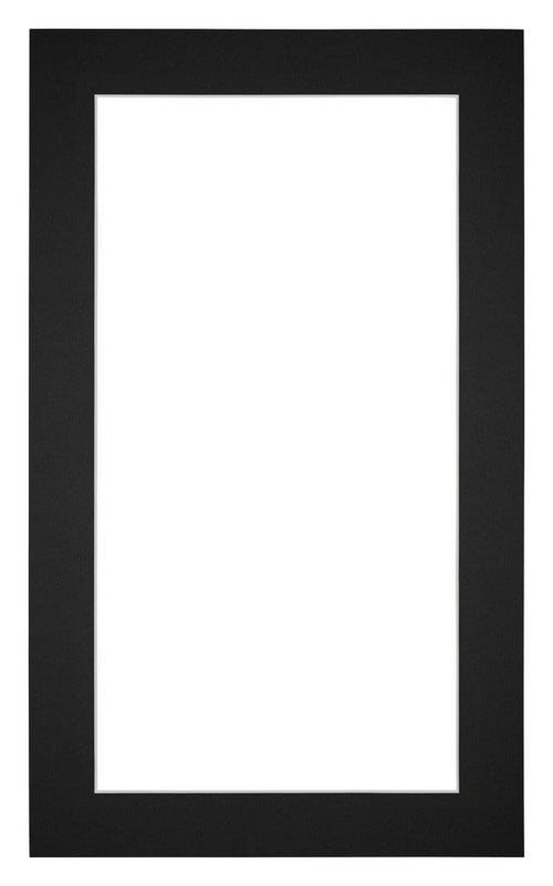 Passe-Partout Photo Frame Size 30x50 cm - Photo Size 20x30 cm - Black