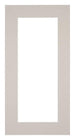 Passe-Partout Photo Frame Size 45x80 cm - Photo Size 40x60 cm - Gray Granite