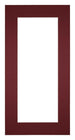 Passe-Partout Photo Frame Size 45x80 cm - Photo Size 40x60 cm - Wine Red