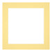 Passe-Partout Photo Frame Size 35x35 cm - Photo Size 25x25 cm - Yellow