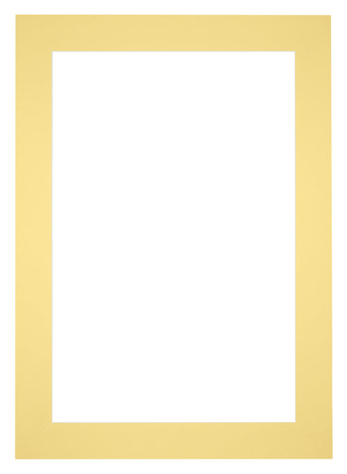 Passe-Partout Photo Frame Size 36x49 cm - Photo Size 20x30 cm - Yellow