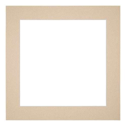 Passe-Partout Photo Frame Size 60x60 cm - Photo Size 50x50 cm - Beige