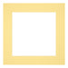 Passe-Partout Photo Frame Size 40x40 cm - Photo Size 20x20 cm - Yellow