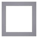 Passe-Partout Photo Frame Size 60x60 cm - Photo Size 50x50 cm - Gray