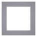 Passe-Partout Photo Frame Size 30x30 cm - Photo Size 15x15 cm - Gray