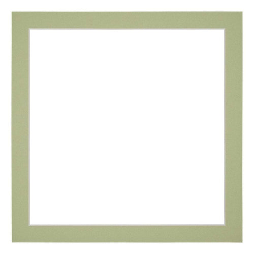Passe-Partout Photo Frame Size 25x25 cm - Photo Size 20x20 cm - Mint green