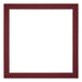 Passe-Partout Photo Frame Size 30x30 cm - Photo Size 25x25 cm - Wine Red