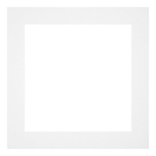 Passe-Partout Photo Frame Size 40x40 cm - Photo Size 30x30 cm - White