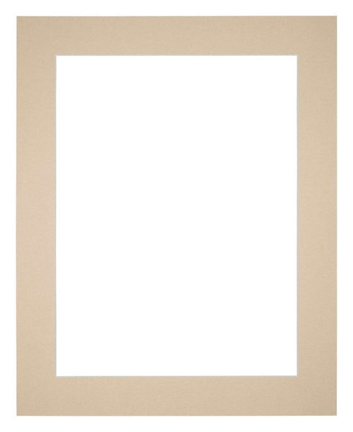 Passe-Partout Photo Frame Size 48x64 cm - Photo Size 40x60 cm - Beige