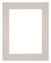 Passe-Partout Photo Frame Size 56x71 cm - Photo Size 45x60 cm - Gray Granite