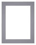 Passe-Partout Photo Frame Size 35x45 cm - Photo Size 25x35 cm - Gray
