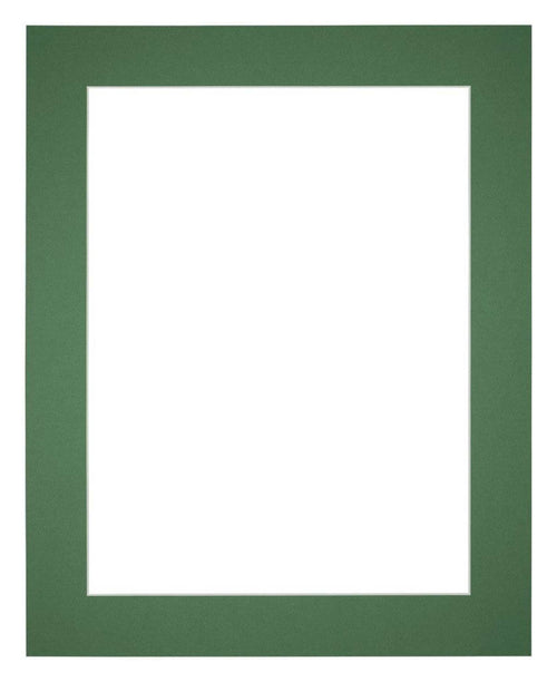 Passe-Partout Photo Frame Size 56x71 cm - Photo Size 40x60 cm - Green Forest
