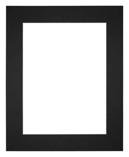 Passe-Partout Photo Frame Size 25x30 cm - Photo Size 13x18 cm - Black
