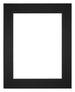 Passe-Partout Photo Frame Size 25x30 cm - Photo Size 13x18 cm - Black